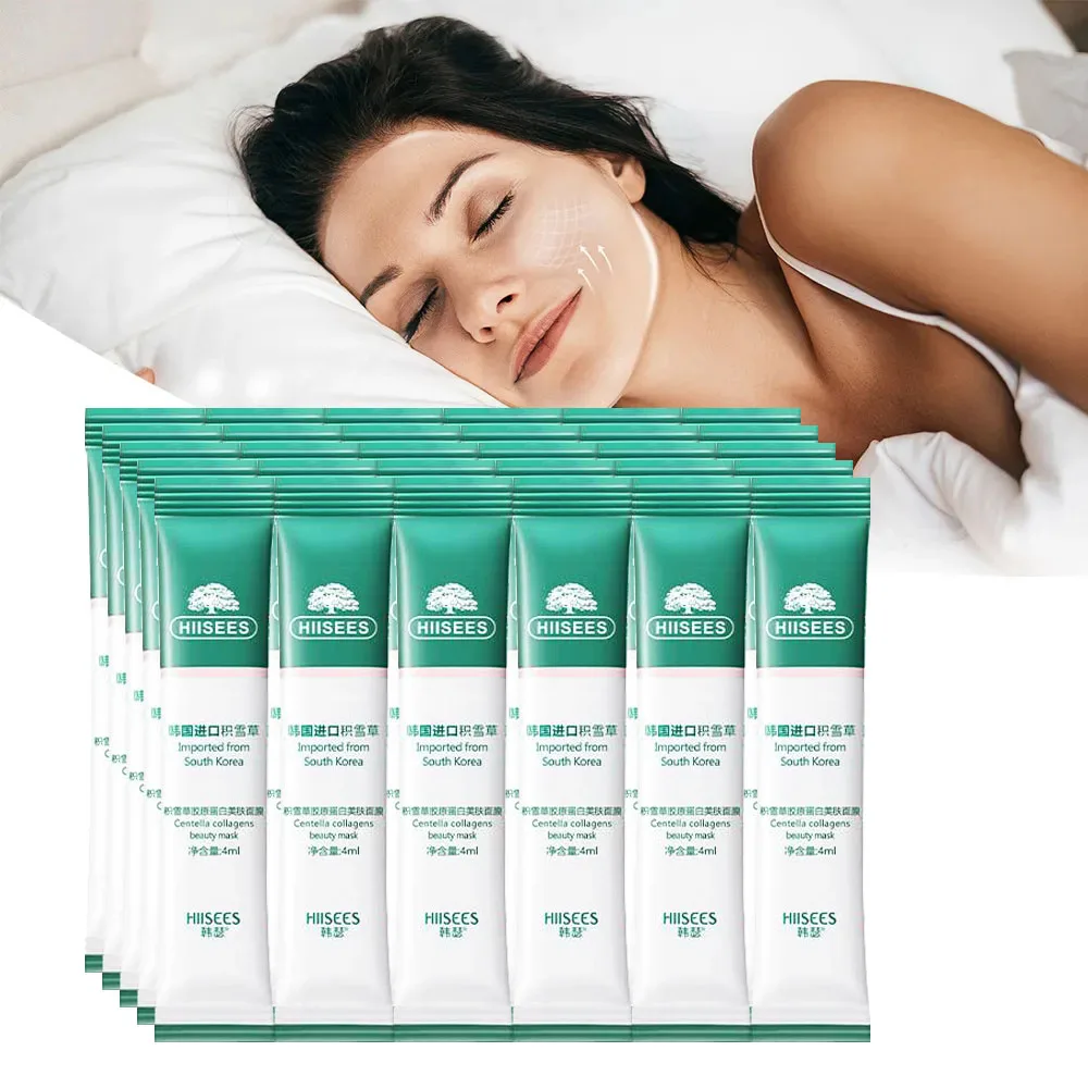 Korean Lifestyle Products - 30pcs Centella Collagen Sleeping Facial Masks