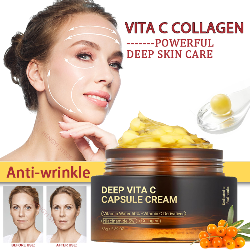 Korean Lifestyle Products - Anti Wrinkle Vita C Capsule Cream