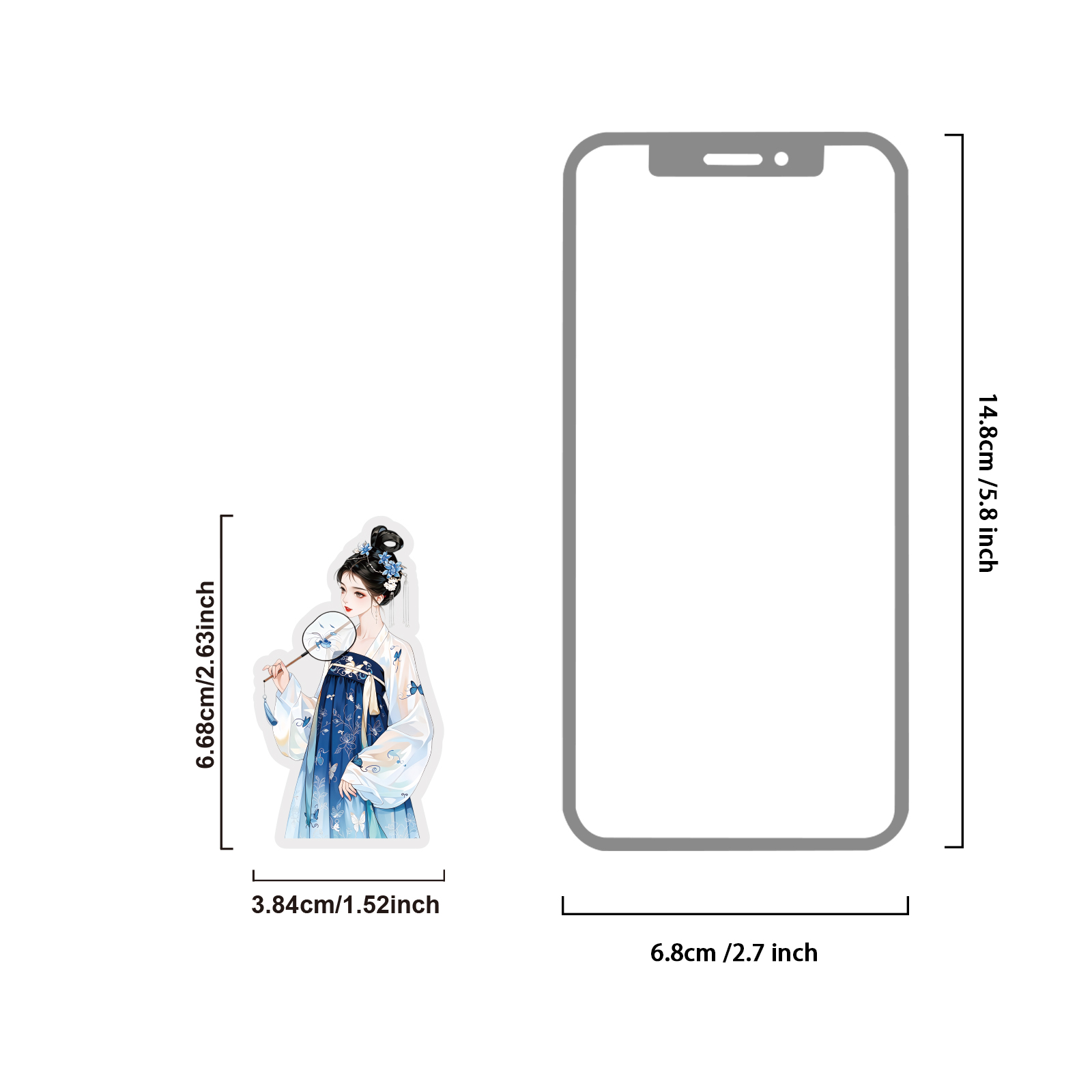 Etori Life 30Pcs Blue Artistic - Korean Girls Lifestyle ulasan dan harga